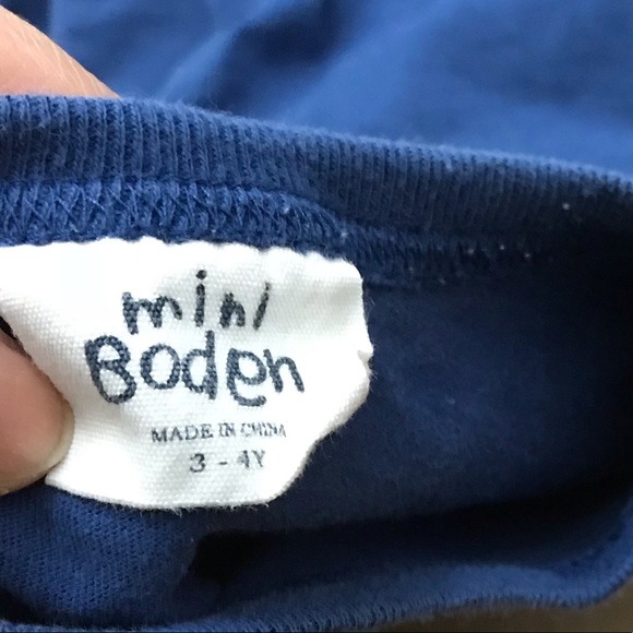 MINI BODEN BLUE GLOB SHIRT BOYS 3-4 YRS - Picture 3 of 5